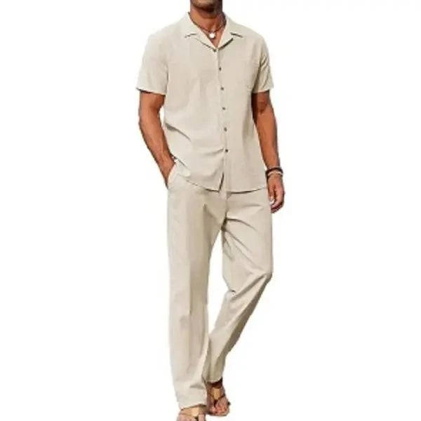 Men's linen suit - MATCHING MASTER