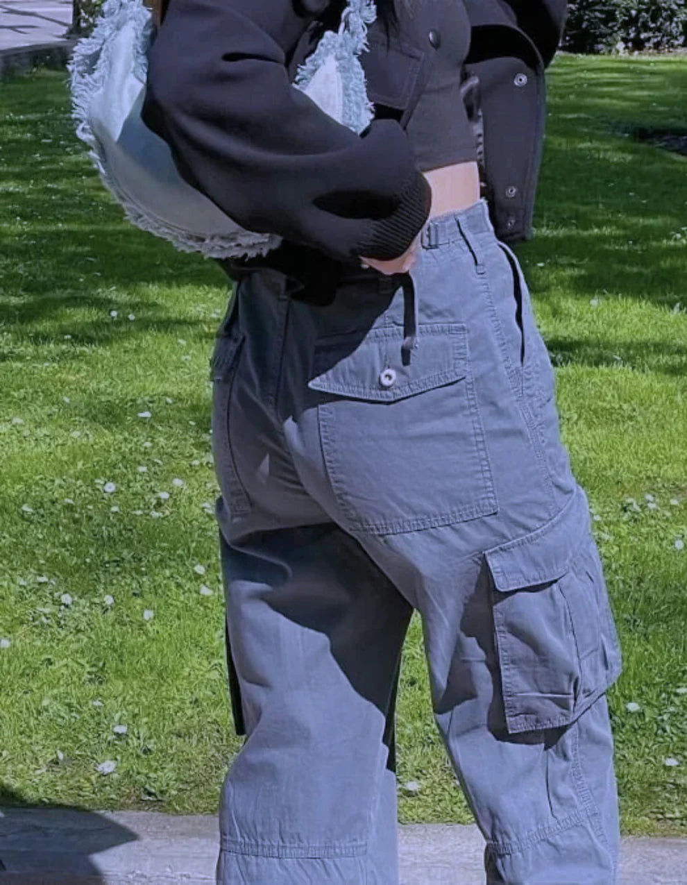 ELENA CARGO PANTS- ADJUSTABLE STRAIGHT FIT CARGO PANTS