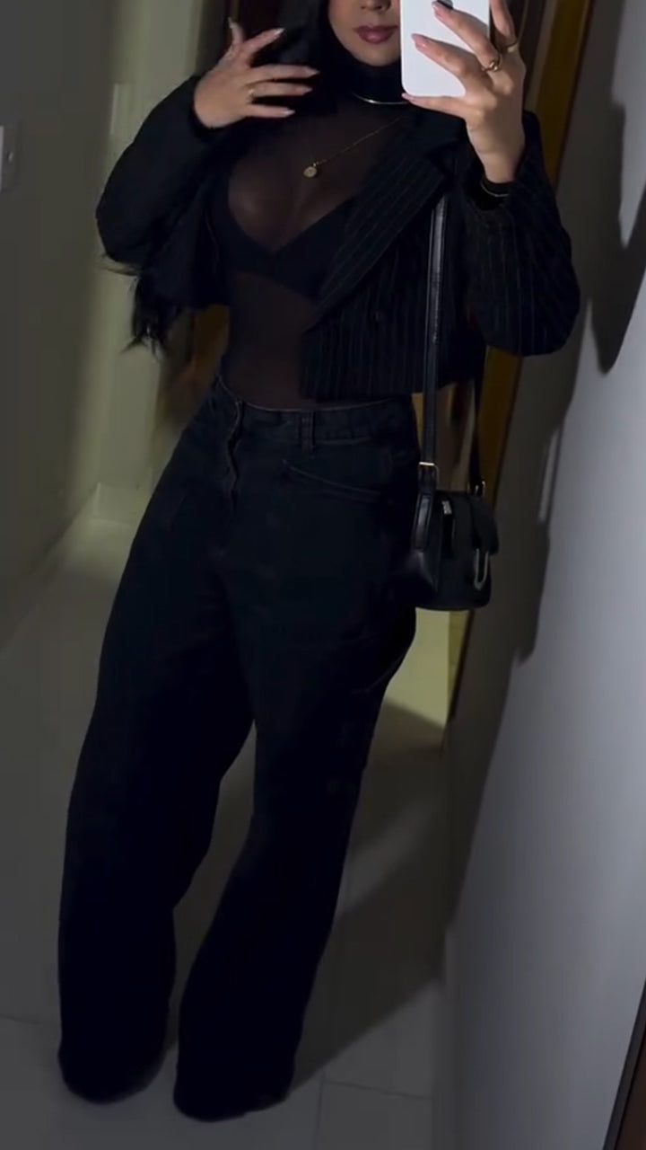 Ladies Sexy Temperament Casual Three Piece Set