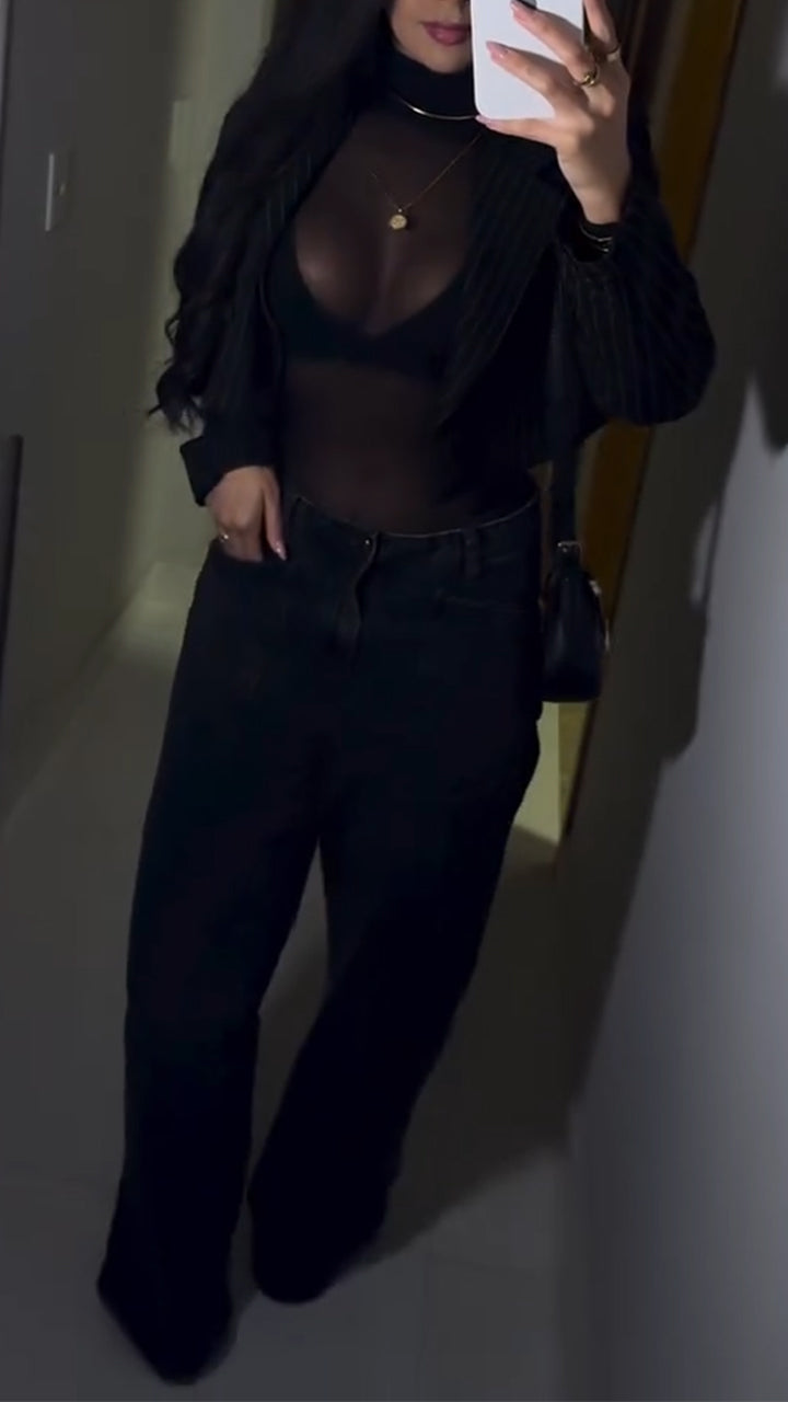 Ladies Sexy Temperament Casual Three Piece Set