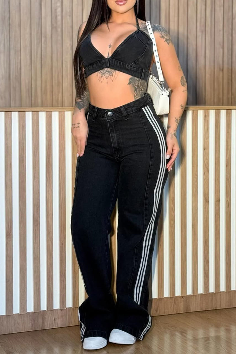 Ladies Camisole Top+ Pants Sexy Temperament Casual Suit