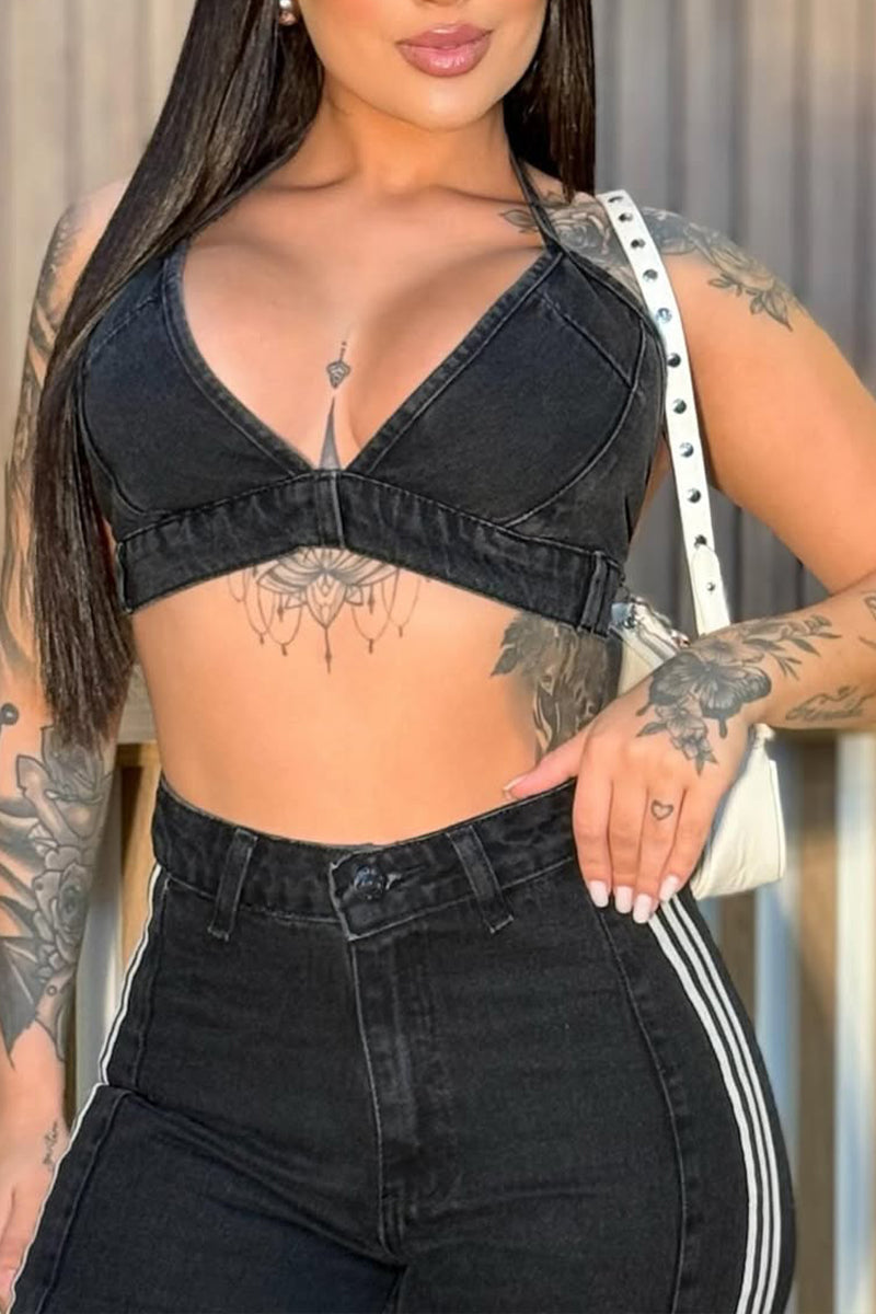 Ladies Camisole Top+ Pants Sexy Temperament Casual Suit