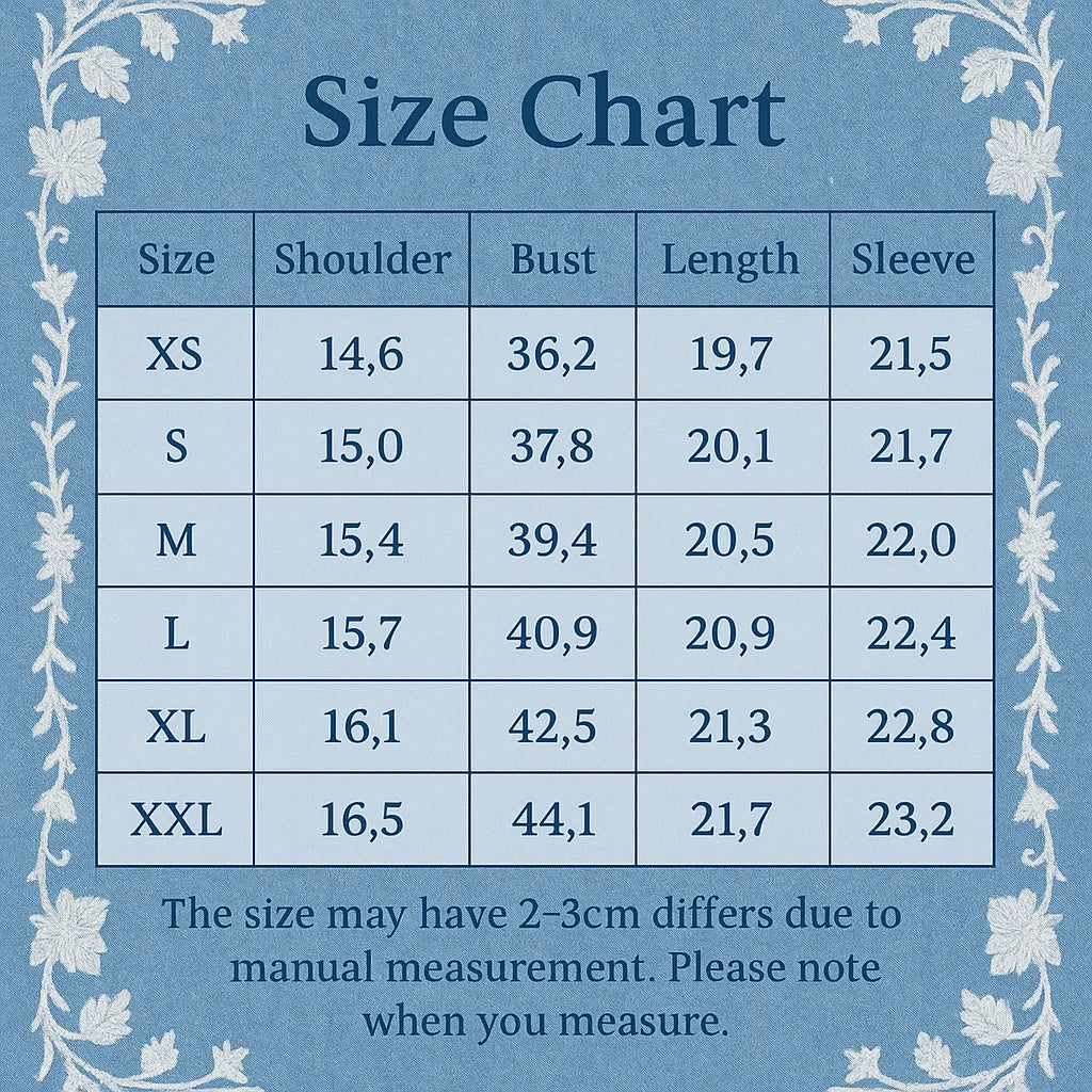 Petals and Sky Embroidered Cropped Tunic - MATCHING MASTER