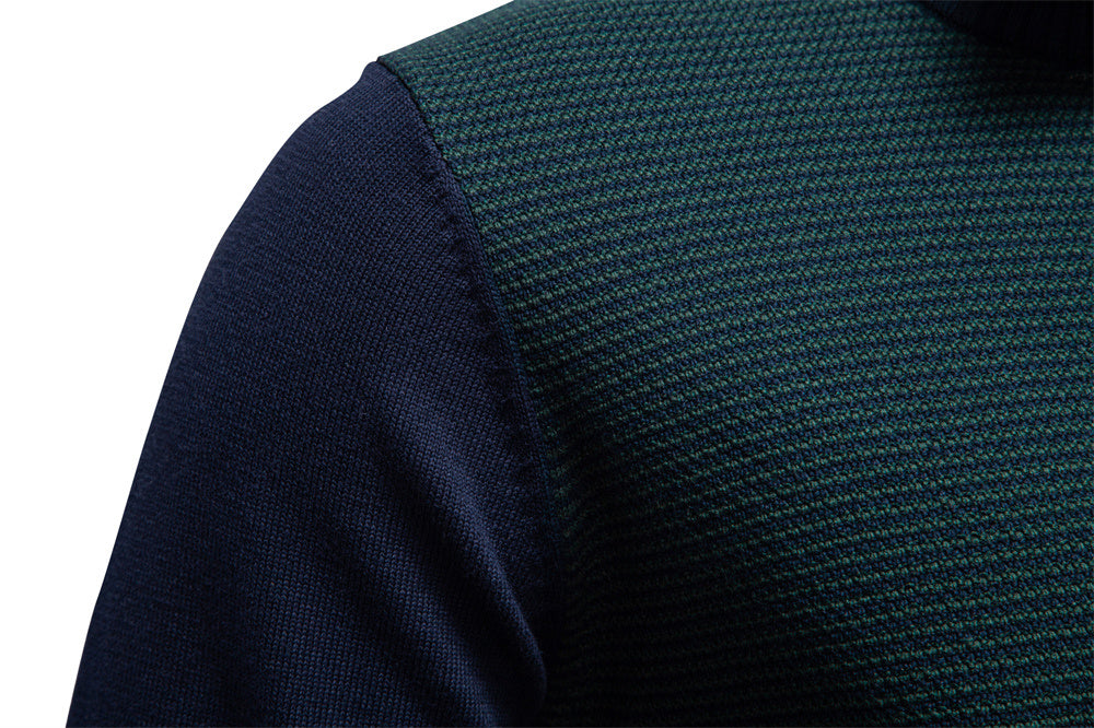 AIOPESON Stand Collar Sweater Y6222 - BundleWear