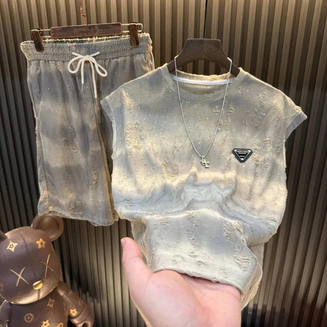 Men's starry-eyed ripped suit - MATCHING MASTER