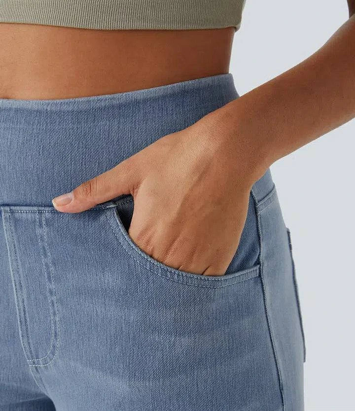 SUPER STRETCH WIDE LEG HIGH WAIST JEANS (Get two for a bigger discount) - MATCHING MASTER