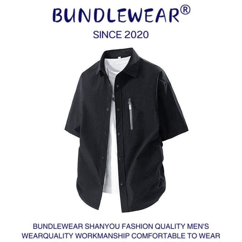 Men's summer ice silk suit - MATCHING MASTER