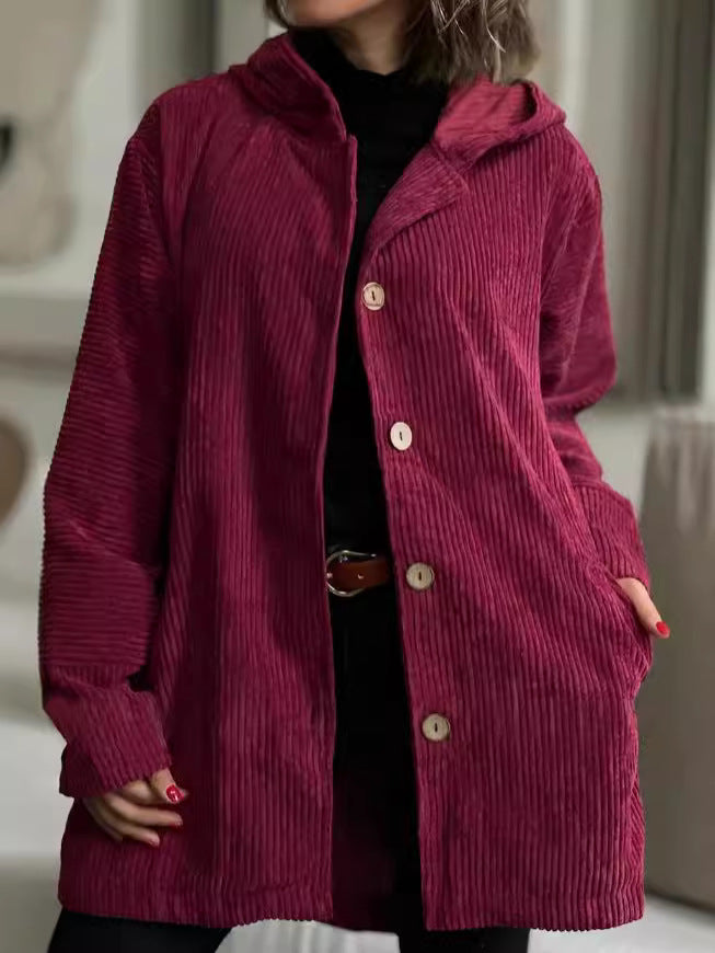 Ladies' Corduroy Casual Jacket - MATCHING MASTER