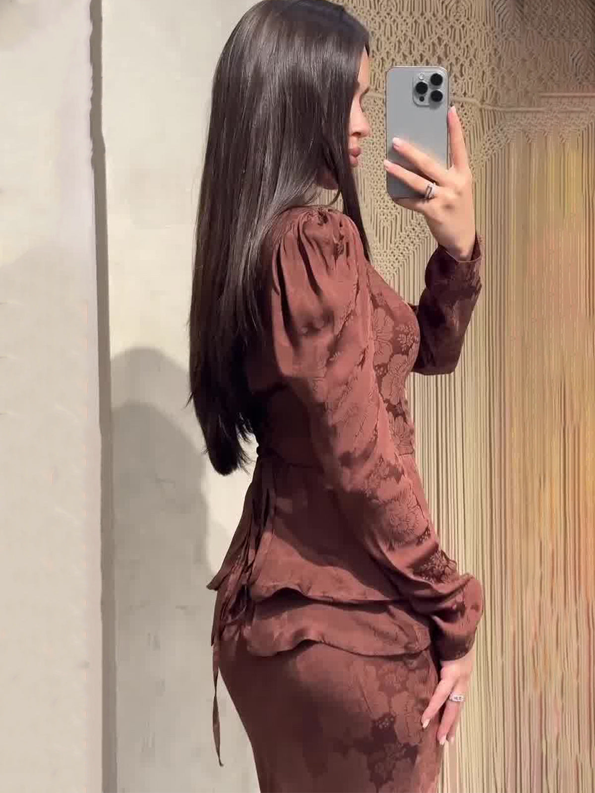 Slim-fit maxi dress