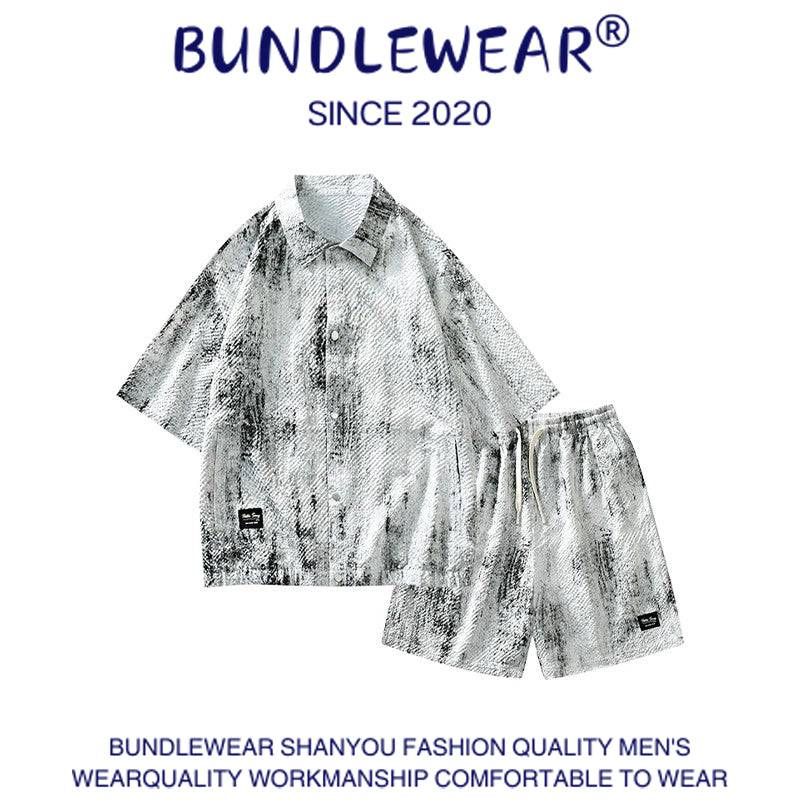 Men's summer tie-dye suit - MATCHING MASTER