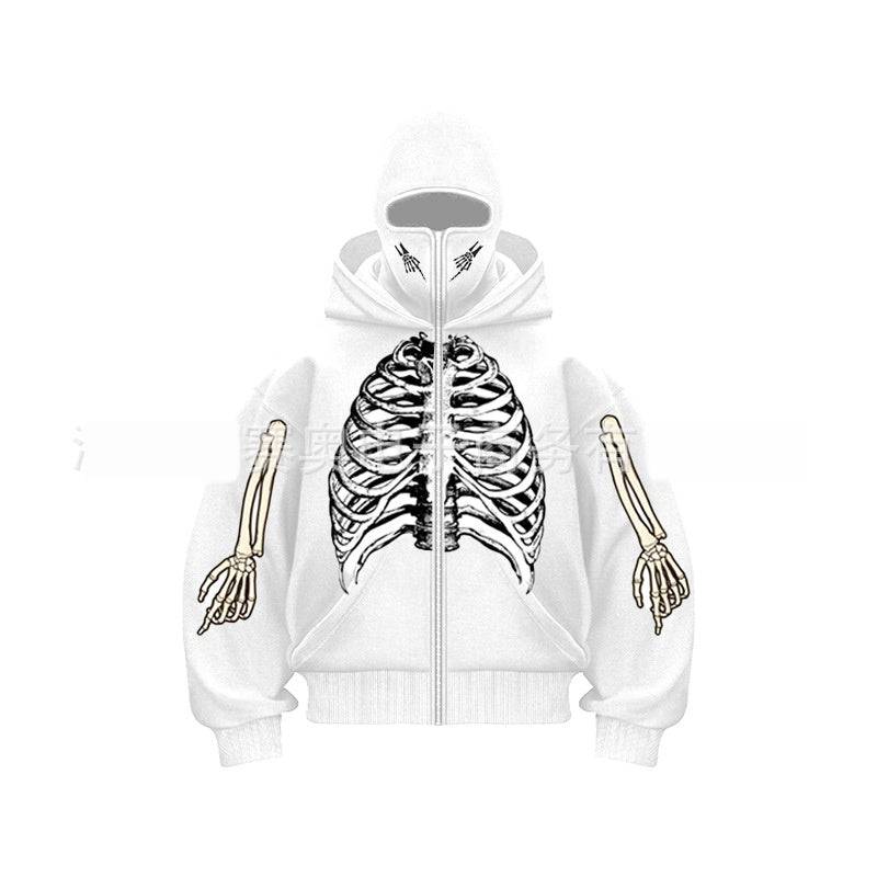 Ninja mask double hooded unique design hooded sweatshirt - MATCHING MASTER