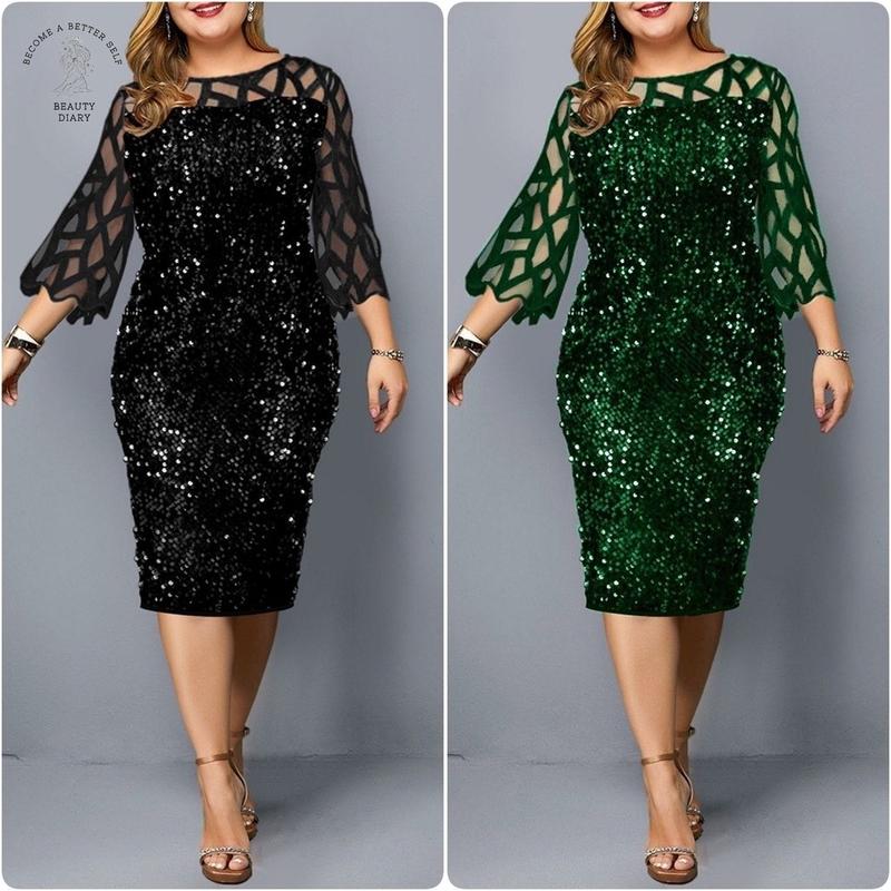 Plus Size Pang-party Dress