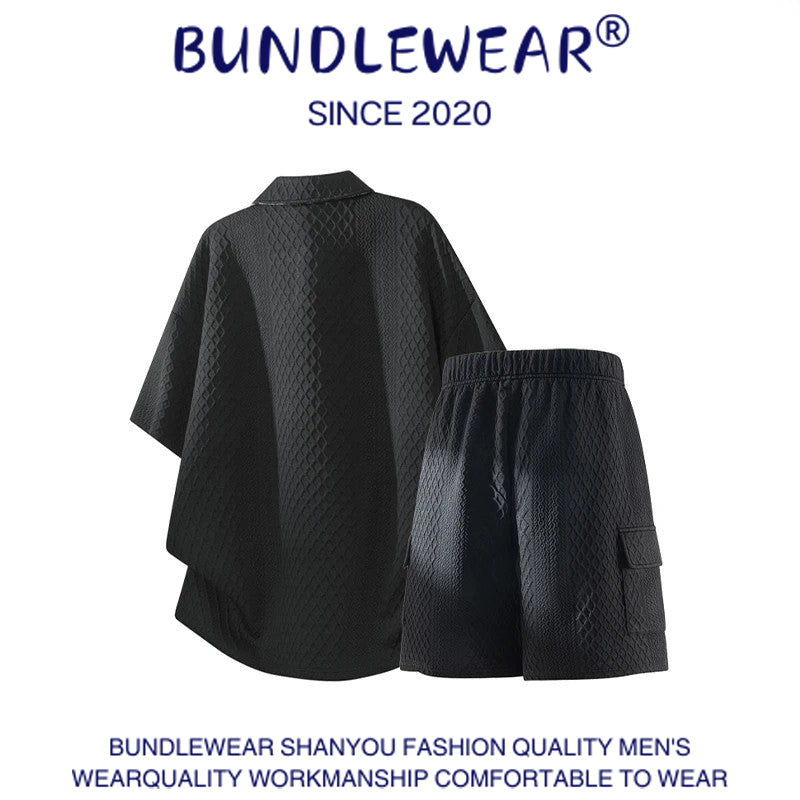 Men's Summer Waffle Suit