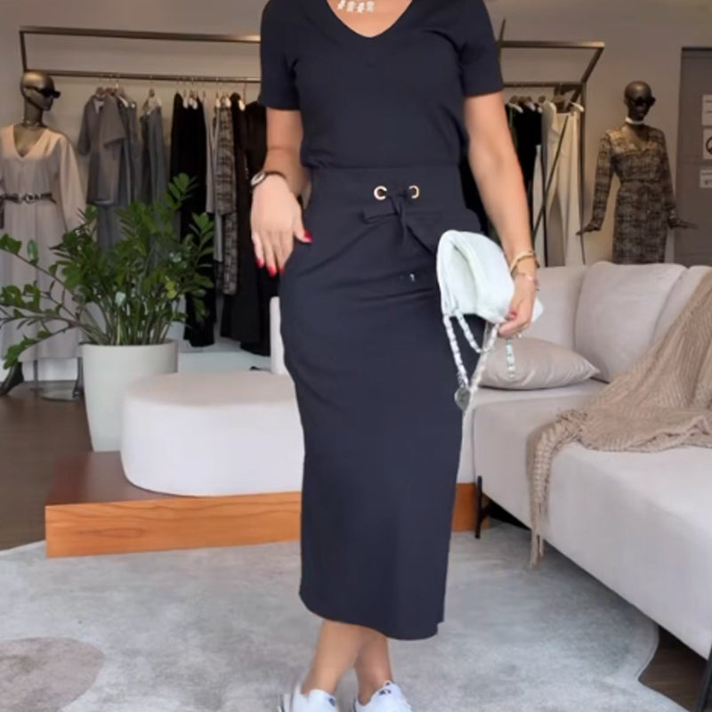 🌸Summer Sale🌸Women's V-Neck Tops and Skirts