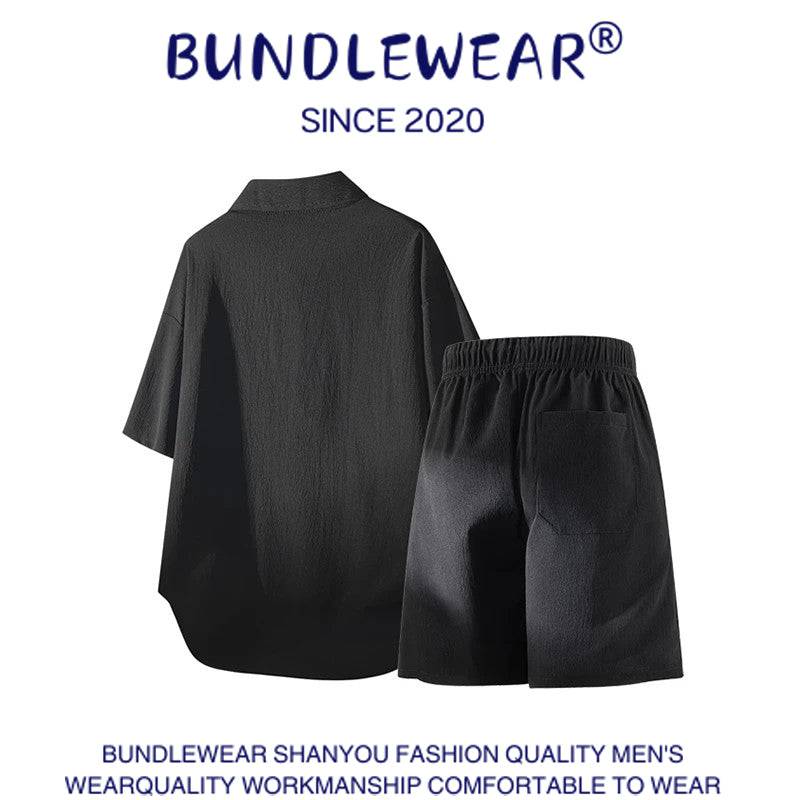 Bamboo embroidery men's loose suit - MATCHING MASTER