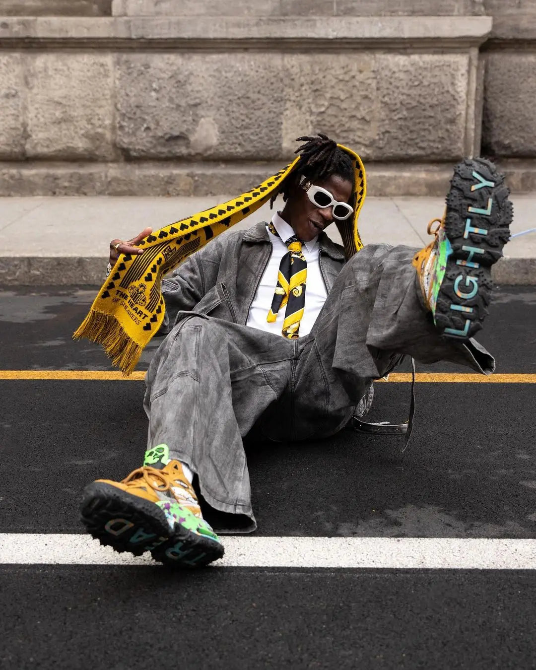 【25s Mar.】Vintage Denim Jacket Baggy Cargo Pants