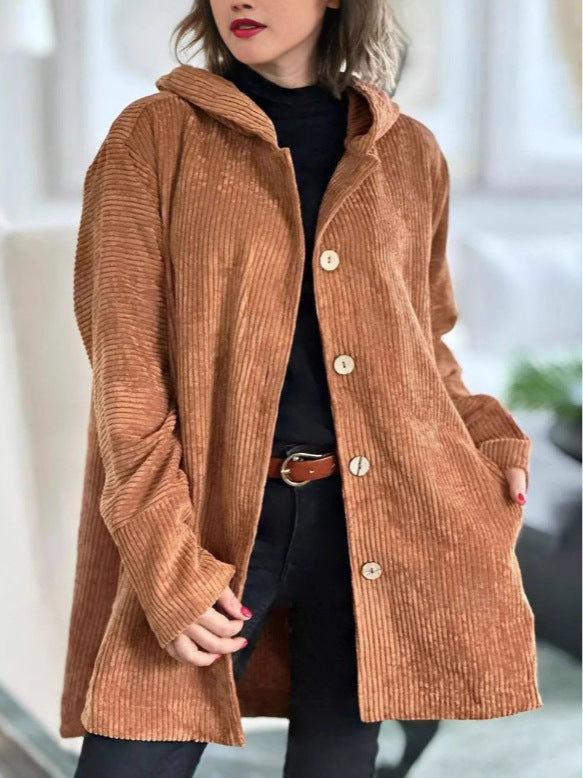Ladies' Corduroy Casual Jacket - MATCHING MASTER