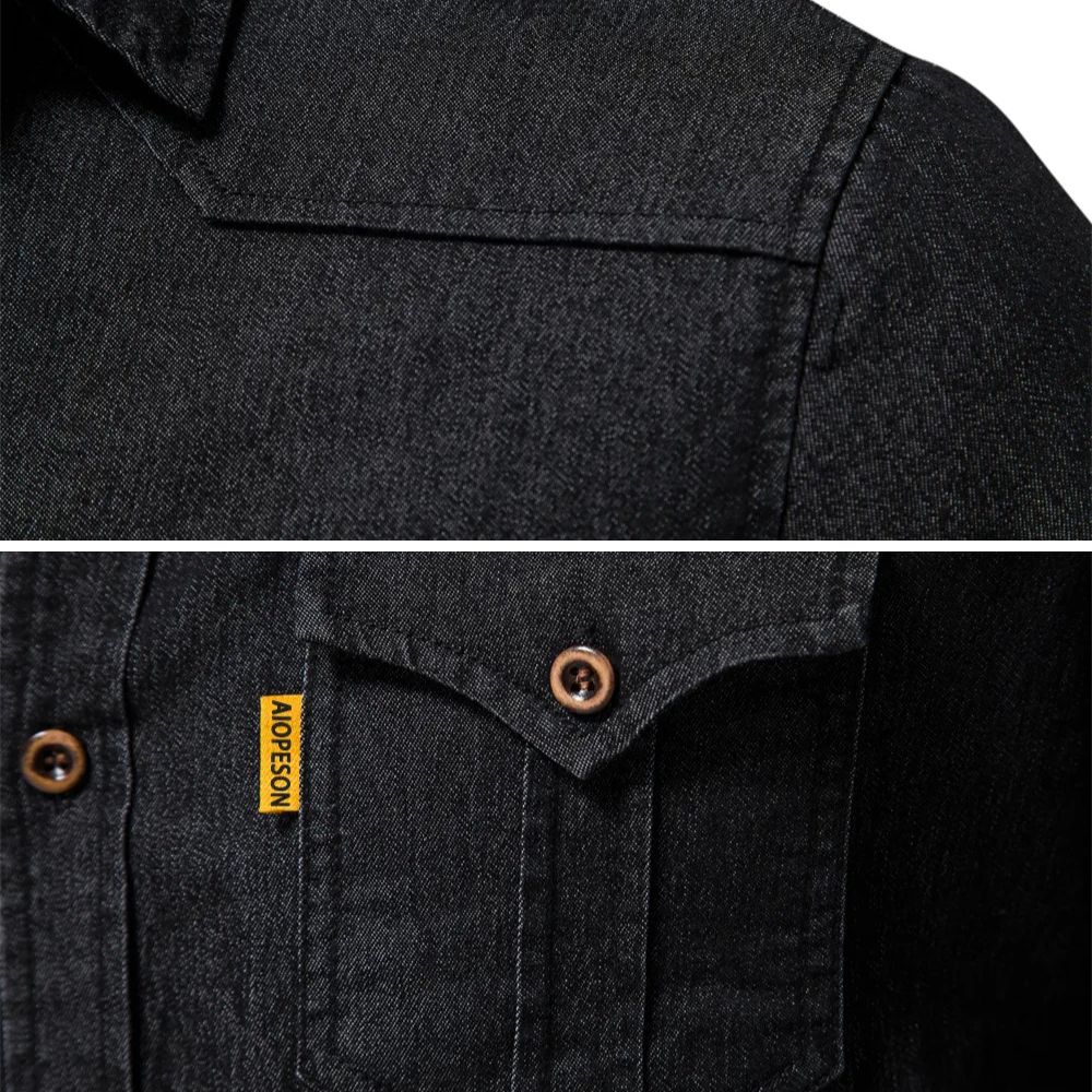 AdaptiveFit Cotton Denim Shirt: Men's Fit