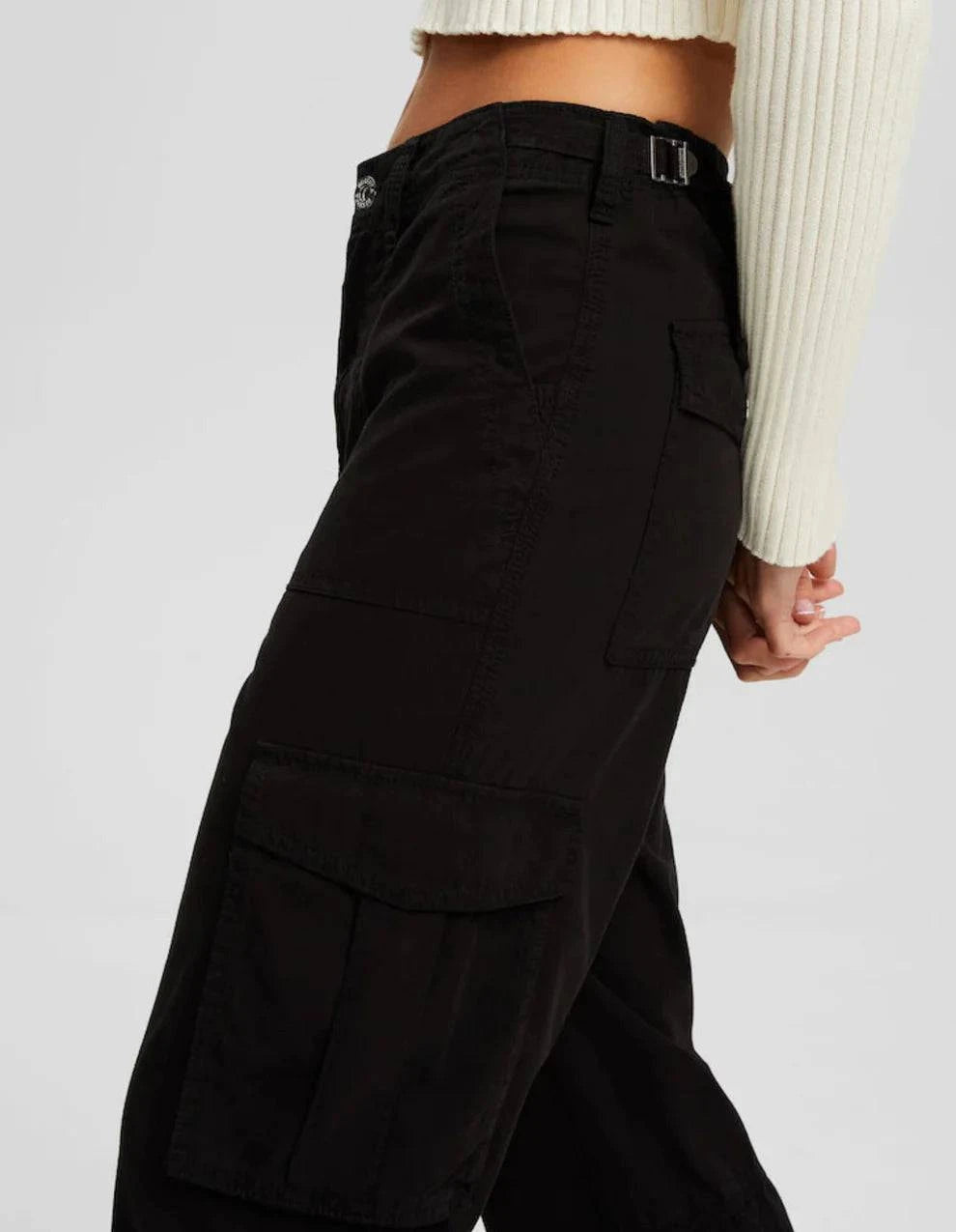 ELENA CARGO PANTS- ADJUSTABLE STRAIGHT FIT CARGO PANTS - MATCHING MASTER