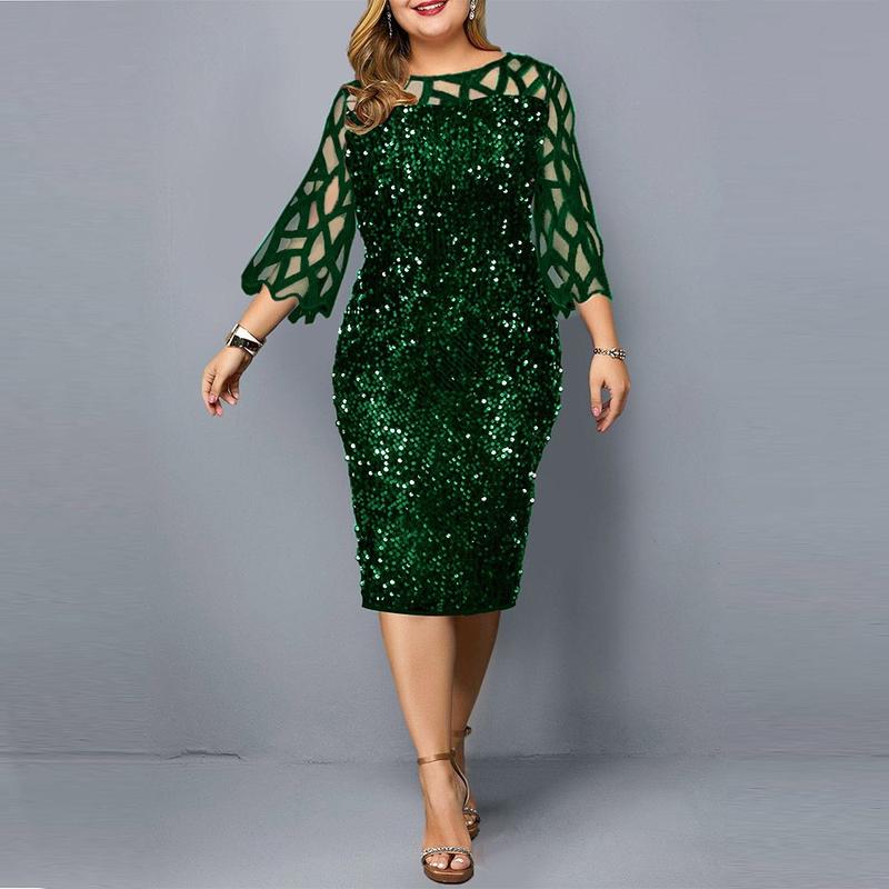 Plus Size Pang-party Dress
