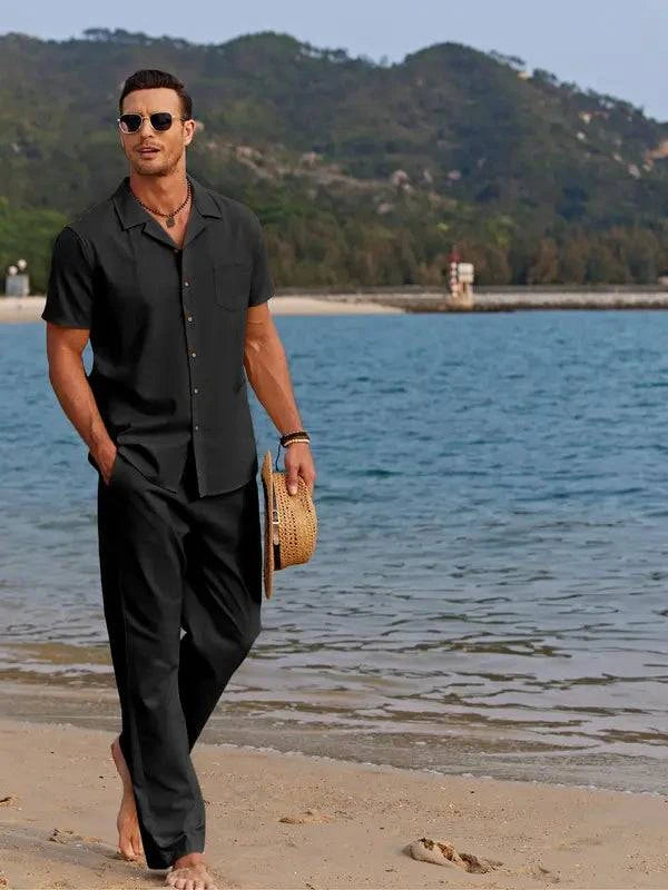 Men's linen suit - MATCHING MASTER