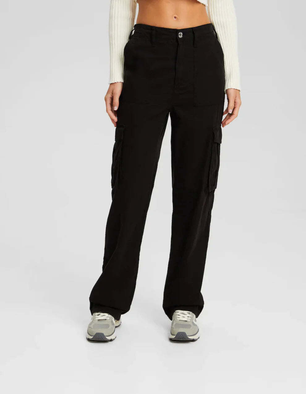 ELENA CARGO PANTS- ADJUSTABLE STRAIGHT FIT CARGO PANTS