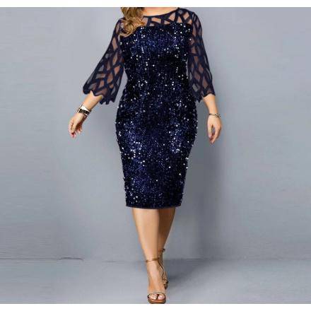 Plus Size Pang-party Dress - MATCHING MASTER