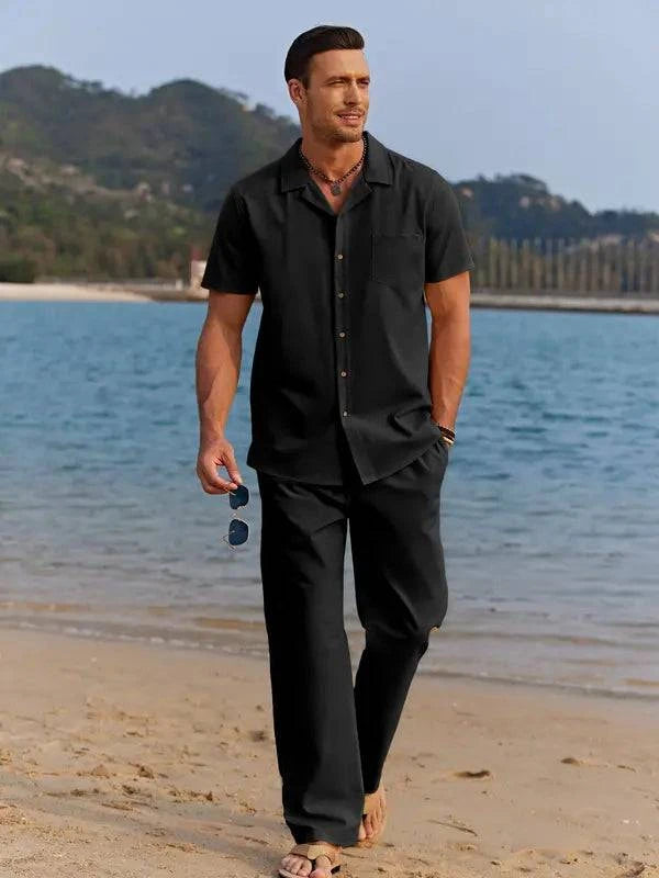 Men's linen suit - MATCHING MASTER