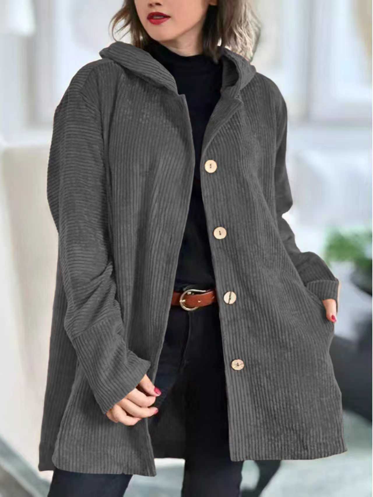 Ladies' Corduroy Casual Jacket - MATCHING MASTER
