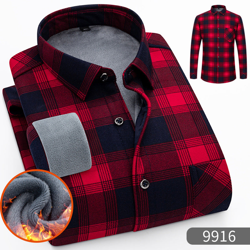 Warm men's shirts - Warmth and comfort - MATCHING MASTER