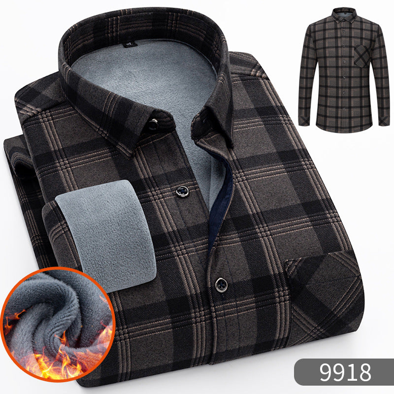 Warm men's shirts - Warmth and comfort - MATCHING MASTER