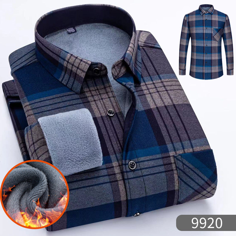Warm men's shirts - Warmth and comfort - MATCHING MASTER