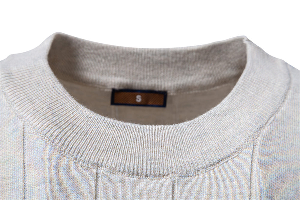 AIOPESON Knitted Short Sleeve T-Shirt PSM8503 - BundleWear