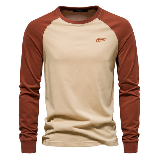 AIOPESON Long Sleeve T-Shirt TS2017 多颜色 - BundleWear