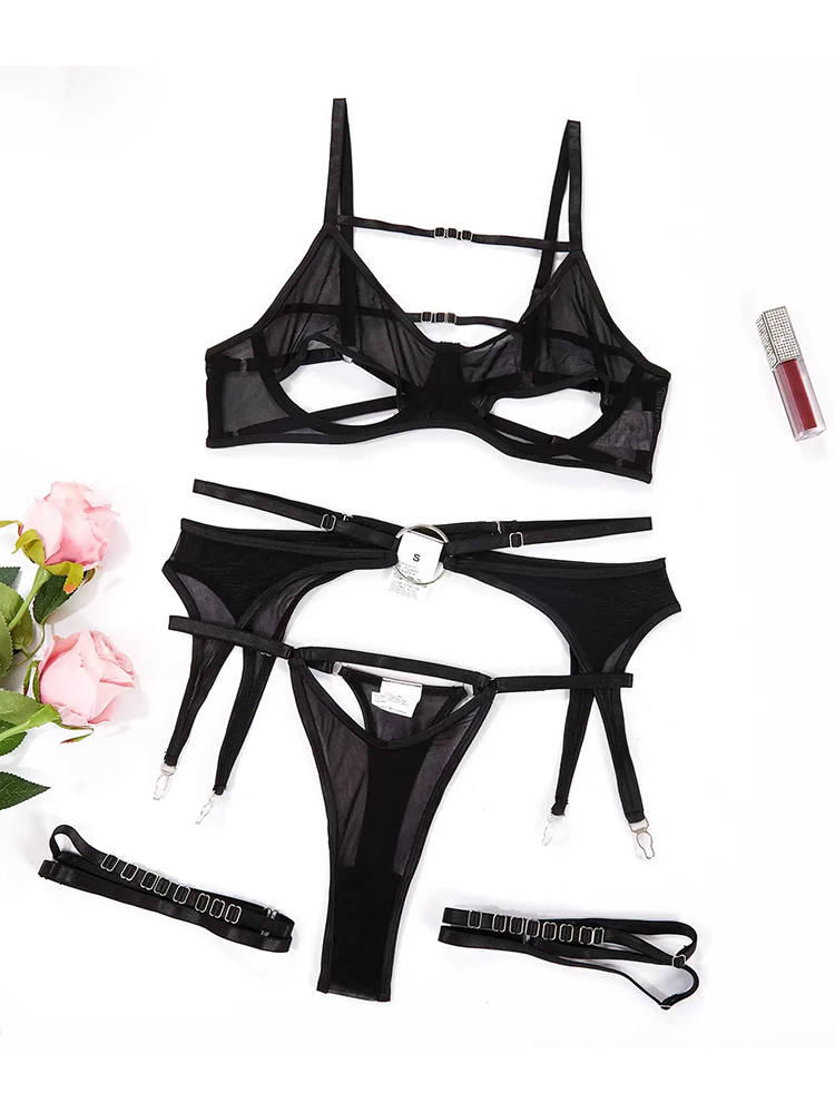 Cut-Out Lingerie Set