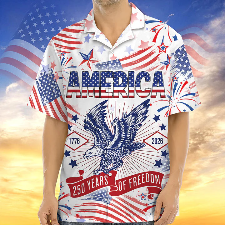 250 Years Of Freedom Hawaiian Shirt - BundleWear