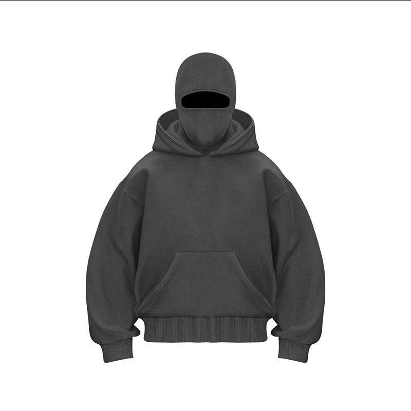 Ninja mask double hooded unique design hooded sweatshirt - MATCHING MASTER