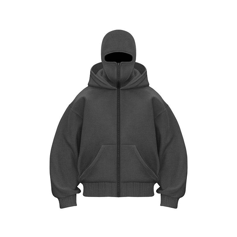 Ninja Mask Double Hood Unique Design Hoodie - MATCHING MASTER