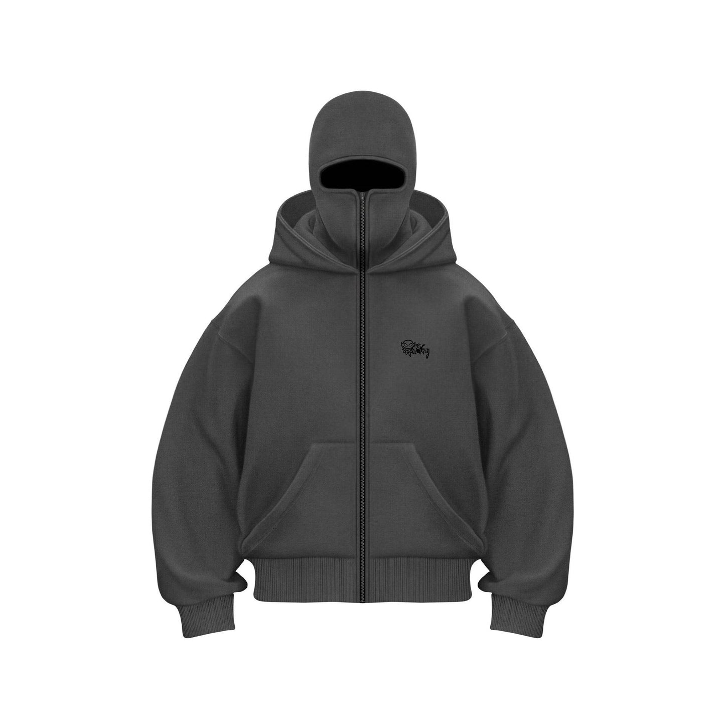 Ninja Mask Double Hood Unique Design Hoodie - MATCHING MASTER
