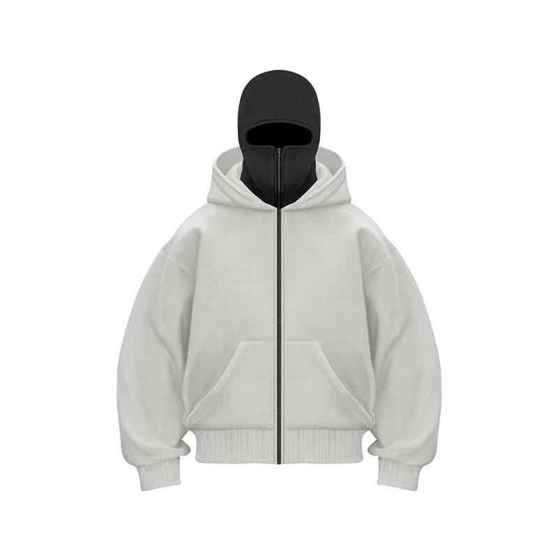 Ninja Mask Double Hood Unique Design Hoodie - MATCHING MASTER