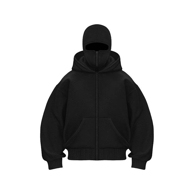Ninja Mask Double Hood Unique Design Hoodie - MATCHING MASTER