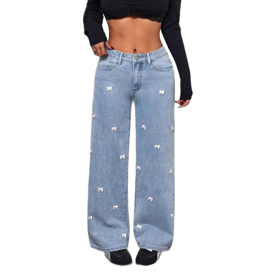 Bow jeans