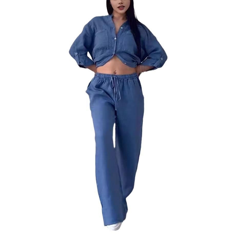 BUNDLEWEAR™ | Casual Linen Ladies' Set - MATCHING MASTER
