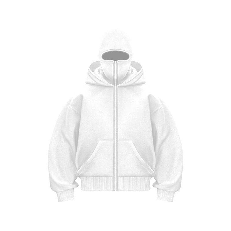 Ninja mask double hooded unique design hooded sweatshirt - MATCHING MASTER
