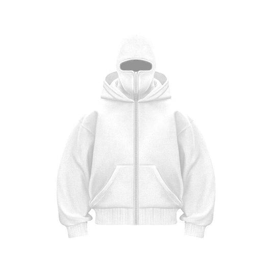 Ninja mask double hooded unique design hooded sweatshirt - MATCHING MASTER