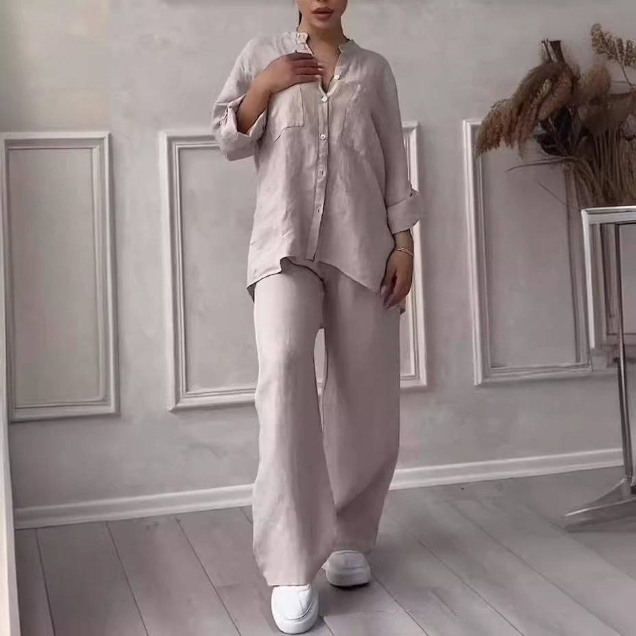 BUNDLEWEAR™ | Casual Linen Ladies' Set - MATCHING MASTER