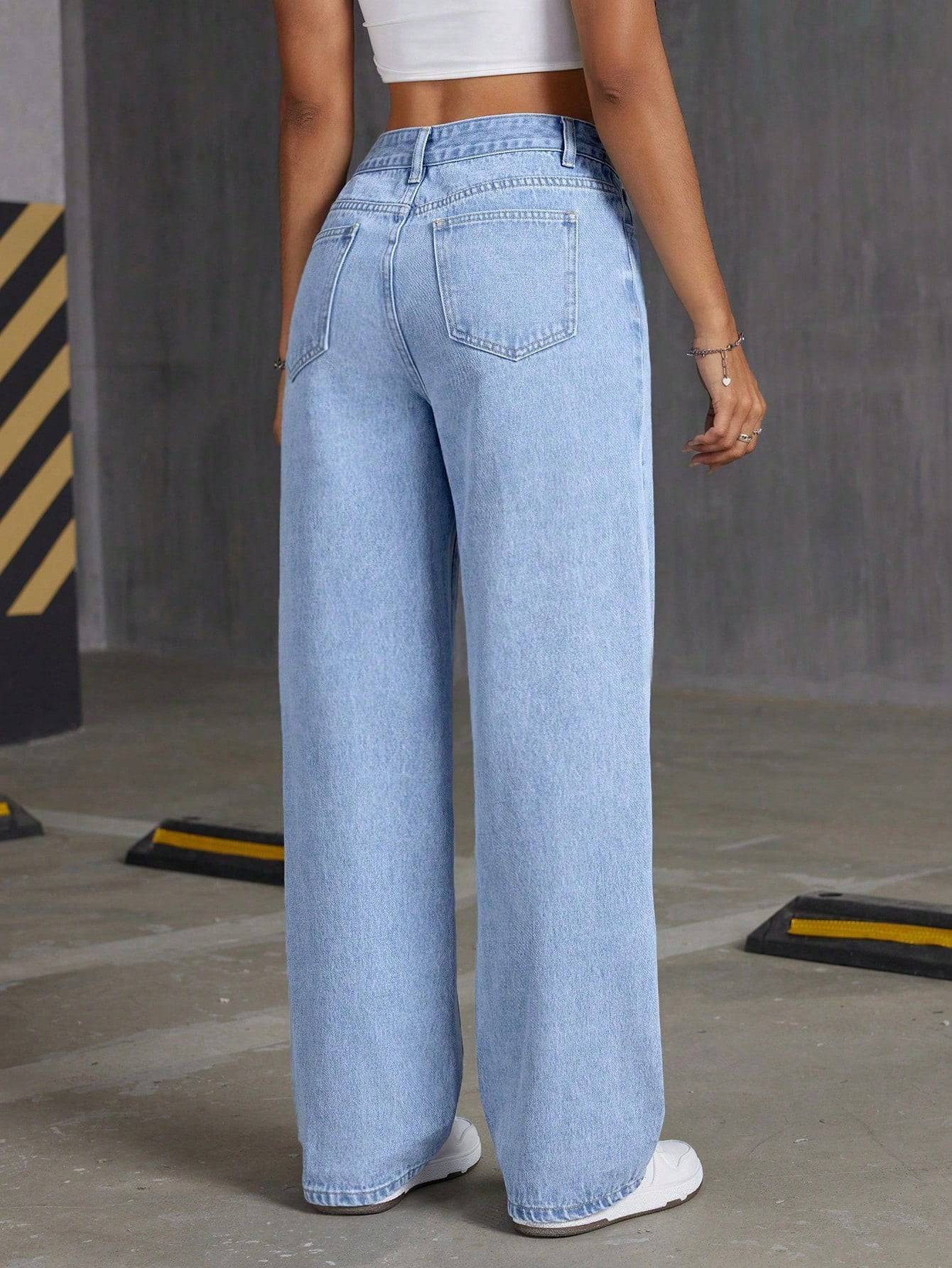 Rhinestone Butterfly Jeans - MATCHING MASTER