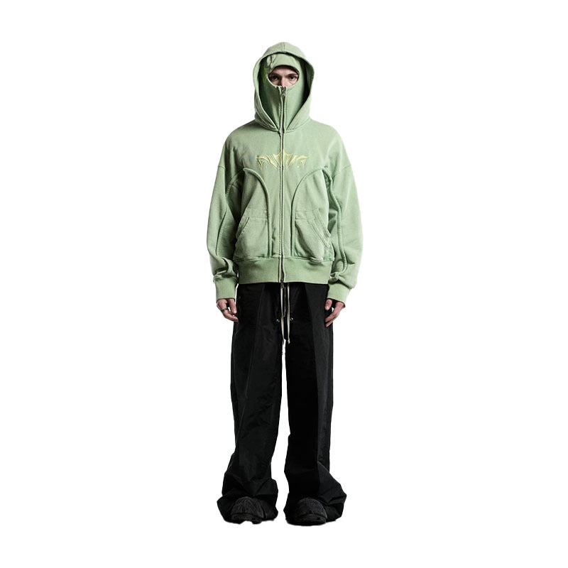 Ninja Mask Double Hood Unique Design Hoodie
