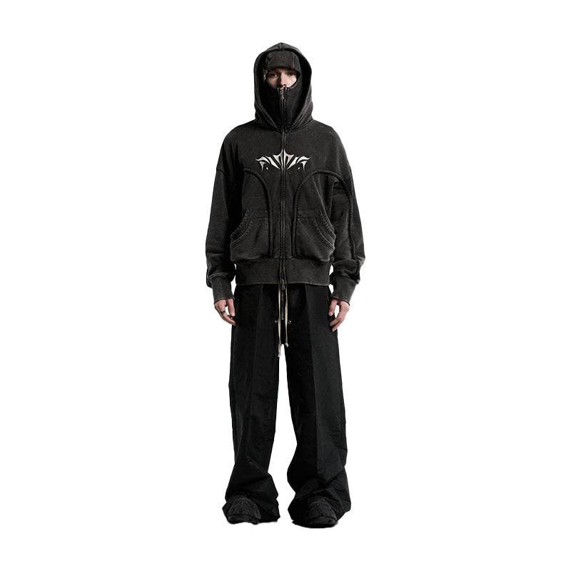Ninja Mask Double Hood Unique Design Hoodie - MATCHING MASTER