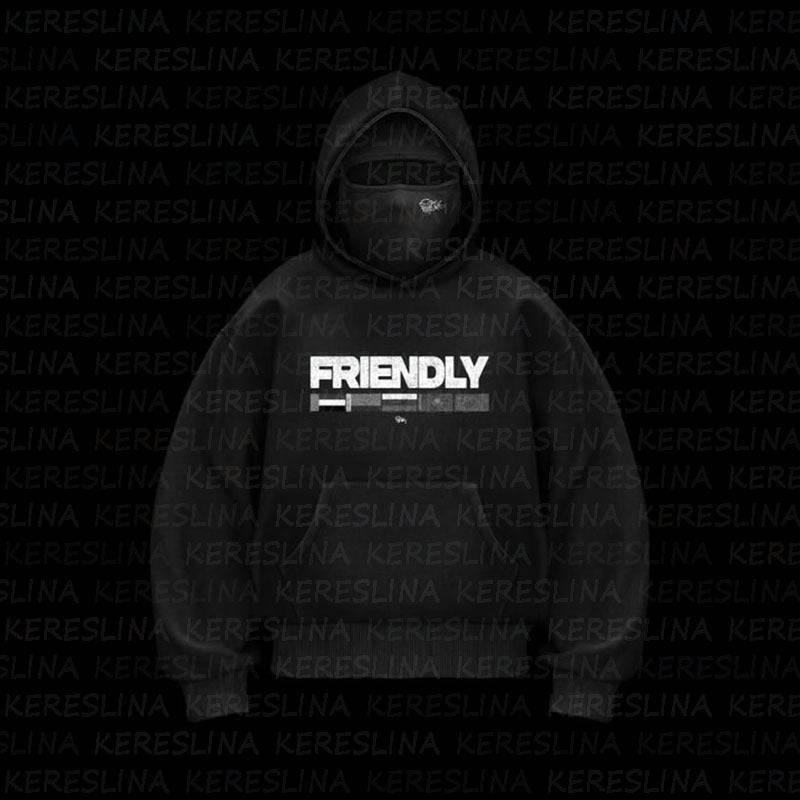 Ninja mask double hooded unique design hooded sweatshirt - MATCHING MASTER